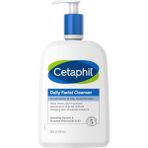 CETAPHİL Face Wash, Daily Facial Cleanser For Sensitive, Combination To Oily Skin, 20 Oz, Gentle Foaming, Soap Free, Hypoallergenic 591ML - Aromasız