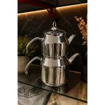 Çetcook Elit Metal Kulp Büyük Boy Çaydanlık