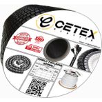 Cetex Ø20 Kablo Koruyucu ve Düzenleyici SPIRAL(25MT)(SİYAH)