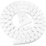 Cetex Ø25 Kablo Koruyucu ve Düzenleyici Spiral 1,5 Metre - Beyaz