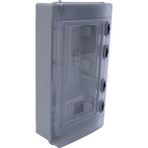 Çetinkaya 24X46X13,2 (1 Trifaze Sayaç-9 Sigortalı) Şeffaf Kapaklı Pano Çp 5310 - 24 x 46 x 13,2 cm