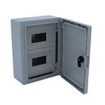 Çetinkaya 30x40x16,5 Abs Pano 2×12 Opak Kapaklı Çp 5103 Antrasit