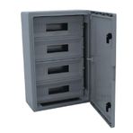 Çetinkaya 50X70x20 Abs Pano 4X22 Opak Kapaklı 88 Otomat Pano Çp 5106