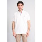 Çetinkaya Chester Polo 4728 Hakim Yaka Regular 30/1 Pike T-Shirt Beyaz - 2XL