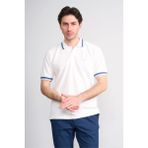 Çetinkaya Chester Polo 4730 Polo Yaka Regular 30/1 Pike T-Shirt Beyaz - 2XL