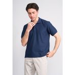 Çetinkaya Chester Polo 4736 Polo Yaka Regular Jakarlı T-shirt Açık İndigo