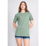 Çetinkaya Fithit 3264 Bayan Bisiklet Yaka 30/1 Penye Regular Basic T-Shirt Haki