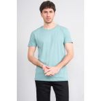 Çetinkaya Mentality 2772 Bisiklet Yaka Slimfit Basic T-Shirt Açık Petrol - XS