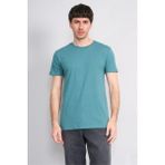 Çetinkaya Mentality 2772 Bisiklet Yaka Slimfit Basic T-Shirt Petrol - XS