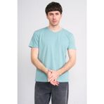 Çetinkaya Mentality 2772 V Yaka Slimfit Basic T-shirt Açık Petrol