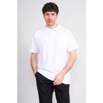 Çetinkaya Mentality 3140 Polo Yaka Regular Cepli Pike T-shirt Beyaz