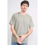 Çetinkaya Mentality 3446 Bisiklet Yaka Flamlı Sıngle Jersey Regular T-Shirt Haki - XL