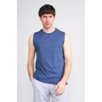 Çetinkaya Mentality 3707 Bisiklet Yaka 30/1 Penye Regular Atlet Indigo - İndigo - XL