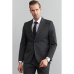 Çetinkaya Mentality 38 Yunter Loco Slim Fit Yelek Takım Elbise Füme - Antrasit - 46