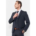 Çetinkaya Mentality 38 Yunter Loco Slim Fit Yelek Takım Elbise Lacivert - 56