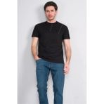 Çetinkaya Mentality 4507 Bisiklet Yaka Regular Modelli T-Shirt Siyah - 2XL