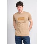 Çetinkaya Mentality 4525 Bisiklet Yaka Regular Modelli T-Shirt Kahve - Kahverengi