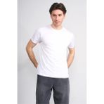 Çetinkaya Mentality 4538 Bisiklet Yaka Regular Basic T-Shirt Beyaz