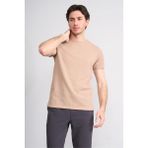 Çetinkaya Mentality 4544 Bisiklet Yaka Regular Modelli T-Shirt Bej - XL