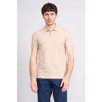 Çetinkaya Mentality 4603 Polo Yaka Regular Modelli T-Shirt Taş