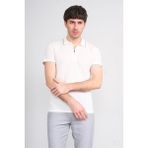Çetinkaya Mentality 4616 Fermuarlı Polo Yaka Regular Modelli T-Shirt Beyaz - 2XL