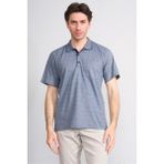 Çetinkaya Mentality 4706 Polo Yaka Regular Ringel Jakar T-Shirt Lacivert - Beyaz
