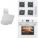Çetintaş 5234 E - W 848 CAT - 55231 Beyaz 3'lü Ankastre Set