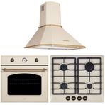 Çetintaş Evii Rustik 4616RK - 1237RK - WL848 Krem 3'lü Ankastre Set
