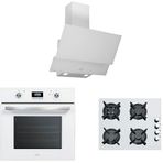 Çetintaş Evii W 5234 - 55231 W - W 848 Wok Beyaz 3'lü Ankastre Set