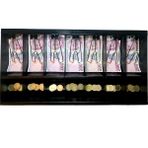 Çetka Komple Metal Kırılmaz Çekmece Ici Para Düzenleyici 7 Banknot 7 Bozuk Kırılmaz Para Bölmeli 54 x 27,5 x 6 cm