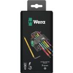 CetKing 05073599001 967/9 Tx Bo 1 Sb Çok Renkli L-Anahtar Seti, Sıyrılmaya Dayanıklı Torx Vidalar Için, Blacklaser, 9 Parça