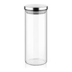 CetKing 1000ML Vakumlu Metal Kapaklı Borosilikat Cam Kavanoz (8.5CM*20CM) 1 Adet