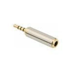 CetKing 2.5mm Erkek 3.5mm Dişi 4 Boğum 3 Çizgi Kulaklıklı Mikrofon Çevieici