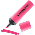 CetKing 344 Fosforlu Kalem - Pembe - 1 Fosforlu Kalem - 2-5 mm Kesik Ucu