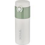 CetKing 450ML Paslanmaz Çelik Kilitlenebilir Kapak Kahve Bardağı Mug (6 Saat Sıcak-Soğuk) (Yeşil)