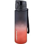 CetKing 500ML Soft Touch Çift Renk Motivasyon Tritan Su Matarası (Siyah-Kırmızı)