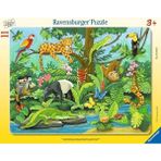 CetKing 51403 Çer Hayvanlar Puzzle, 11 Parça