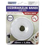 CetKing 53.01.006 22'li Sızdırmaz Bant, Beyaz