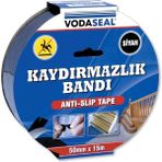 CetKing 53.01.010 Kaydırmaz Bant 50MMX15MT, Siyah