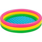 CetKing 57412 Renkli Şişme Taban 3 Bölme Havuz 114 Cm, Su Sporları, Plaj Malzemesi, Şişme Ürün, Yüzme Aksesuarı, Kamp, Dalış, Güvenlik
