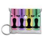 CetKing 7 Mini Fosforlu Kalem 4'lü Set Pastel Karışık