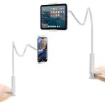 CetKing 90 cm Akrobat Esnek Tablet ve Telefon Tutucu Stand Beyaz