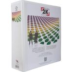 CetKing 904B Klasör A4 Pvc/plastik Tanıtım/sunum/prezentasyon/arşiv Dosyası 9 Cm. Sırt 4 Halka D Mekanizma Kutu Için 6 Adet, Beyaz
