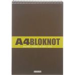 CetKing A4 Pet Spiralli Bloknot 80 Yaprak, Çizgili