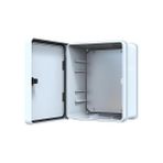 CetKing Abs Pano 25 x 30 x 15.2 cm Taban Saclı IP65 Plastik Pano Montaj Plakalı Elektrik Kutusu Pano Darbeye Dayanıklı Dış Ortam Muhafaza Kutusu Abs Pano Poli 022