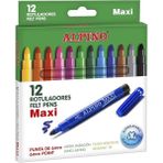 CetKing Alp-Ar-06 Maxi Keçeli Kalem, 12'li