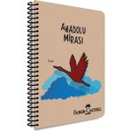 CetKing Anadolu Mirası Spiralli Defter, A4, 100 Yaprak, 70G Kağıt, Kareli, Dayanıklı Kapak, Kolay Açılan Spiral Cilt, Asorti Kapak Tasarımı