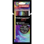 CetKing Aquacolor Arty - Kuru Boya Kalemi - 12'li Paket - Çeşitli Renkler