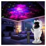 CetKing Astronot Gece Lambası Galaxy Projektör,led Galaksi Işık Projektörü Çok Renkli Nebula Galaksi Yıldızlı Gece Işığı Uzaktan Kumandalı Projektör Lambası Yatak Odası Hediye Için USB Planetaryum Projektörü