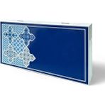 CetKing Blue Tile Tavla, Çizilmez Zeminli, Mıknatıslı Mdf Kasa, 2 Kat Vernik Cilalı